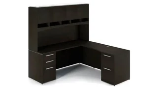 L Shaped Desks with Hutch Corp Design 72n x 66in L Shaped Desk with Hutch
