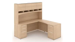 L Shaped Desks with Hutch Corp Design 72n x 66in L Shaped Desk with Hutch