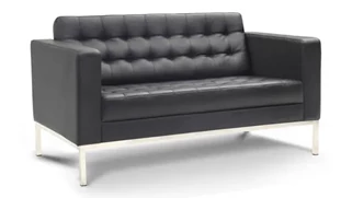 Loveseats Corp Design Leather Love Seat