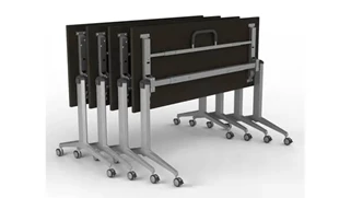 Training Tables Corp Design 6ft x 30in Flip Top Nesting Table