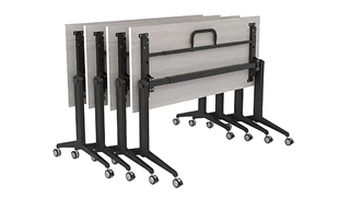 Training Tables Corp Design 6ft x 30in Flip Top Nesting Table