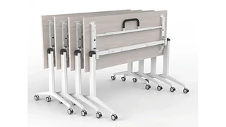Training Tables Corp Design 48in x 24in Flip Top Nesting Table