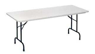 Folding Tables Correll 48in x 24in Blow Molded Folding Table