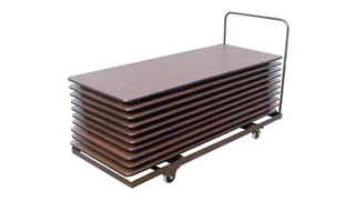 Folding Tables Correll 30in x 6ft Flat Stacking Folding Table Truck