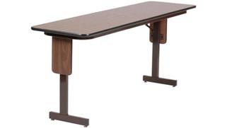Training Tables Correll 18in x 60in Panel Leg Seminar Table