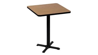 Cafeteria Tables Correll 24in Square Standing Height Cafe and Breakroom Table