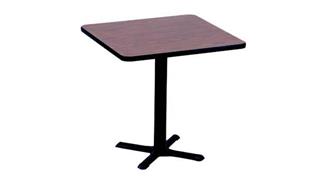 Cafeteria Tables Correll 30in Square Cafe and Breakroom Table