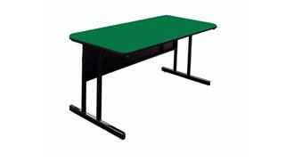 Training Tables Correll 60in x 30in Desk Height Work Station