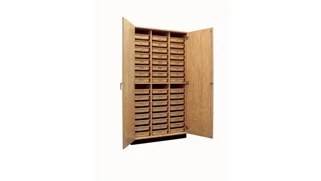 Tall Storage Cabinets Diversified Woodcrafts Tote Tray Storage Cabinet