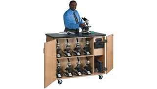 Mobile Storage Cabinets Diversified Woodcrafts Mobile Micro Charge Station