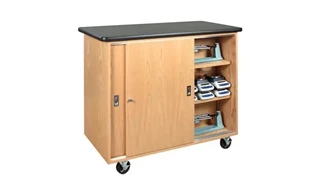 Mobile Storage Cabinets Diversified Woodcrafts Mobile Balance Storage Cabinet