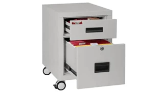 Fireproof File Cabinets FireKing Mobile Pedestal 1 Hour Fire-Rated Letter or Legal File Cabinet
