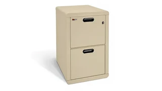 Fireproof File Cabinets FireKing Contoured Vertical File 2-Drawer Fire-Rated 1-Hr