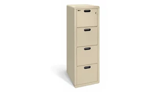Fireproof File Cabinets FireKing Contoured Vertical File 4-Drawer Fire-Rated 1-Hr