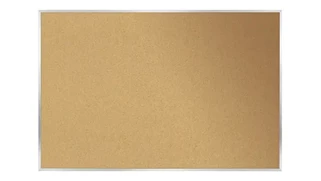 Bulletin Boards Ghent 2ft x 3ft Aluminum Frame Natural Cork Tackboard
