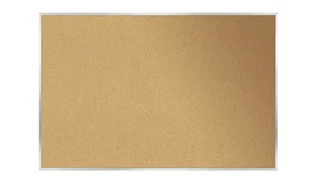 Bulletin Boards Ghent 3ft x 4ft Aluminum Frame Natural Cork Tackboard