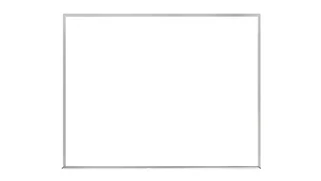 Whiteboards Ghent 18in x 24in Aluminum Frame Acrylate Whiteboard