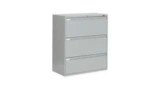 Lateral File Cabinets Global 36in W Three Drawer Lateral File