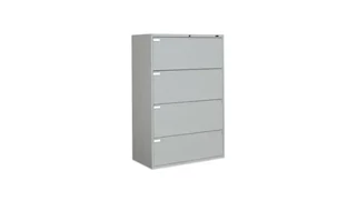 Lateral File Cabinets Global 36in W Four Drawer Lateral File