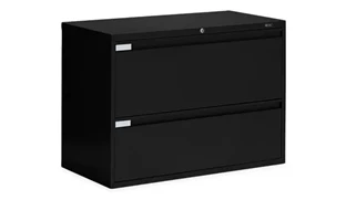 Lateral File Cabinets Global 42in W Two Drawer Lateral File