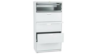File Cabinets Lateral HON 36in W 5 Drawer Lateral File
