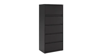 Lateral File Cabinets Hirsh Industries 30in W Five Drawer Lateral File