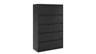 Lateral File Cabinets Hirsh Industries 42in W Five Drawer Lateral File