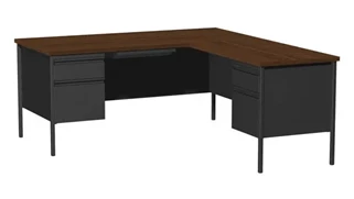 Steel & Metal Desks Hirsh Industries 66" x 72" Corner Right Return