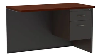 Steel & Metal Desks Hirsh Industries 24" x 48" Right Hand Return Desk
