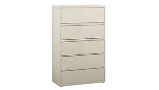 Lateral File Cabinets Hirsh Industries 36in W Five Drawer Lateral File