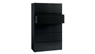 Lateral File Cabinets Hirsh Industries 42in W Five Drawer Lateral File
