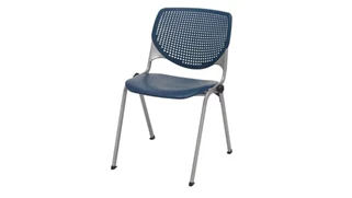 Stackable Meeting Chairs KFI Seating Poly Stack Chair with Perforated Back