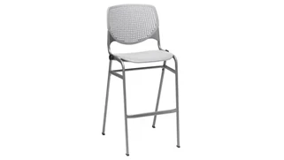 Bar Height Stools KFI Seating Poly Stack Chair with Perforated Back