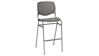Bar Height Stools KFI Seating Poly Stack Chair with Perforated Back