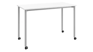 Writing Desks KFI Seating 24in D x 48in W Office Desk with Casters