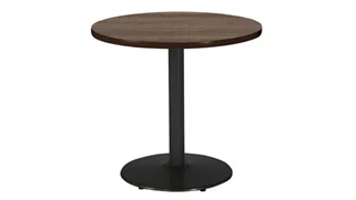 Cafeteria Tables KFI Seating 36in H x 30in Diameter Round Breakroom Table, Round Base