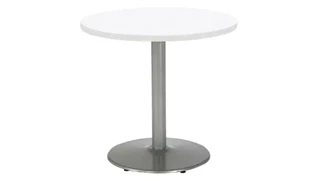 Cafeteria Tables KFI Seating 36in H x 30in Diameter Round Breakroom Table, Round Base