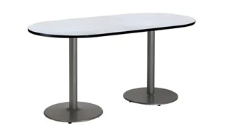 Conference Tables KFI Seating 6ft x 36in RaceTrack Pedestal Table