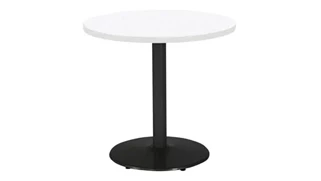 Cafeteria Tables KFI Seating 36in H x 36in Diameter Round Breakroom Table, Round Base