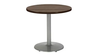 Cafeteria Tables KFI Seating 36in H x 36in Diameter Round Breakroom Table, Round Base