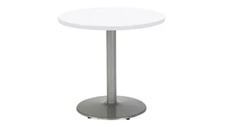 Cafeteria Tables KFI Seating 36in H x 36in Diameter Round Breakroom Table, Round Base