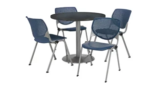 Cafeteria Tables KFI Seating Cafeteria Table with 4 Chairs