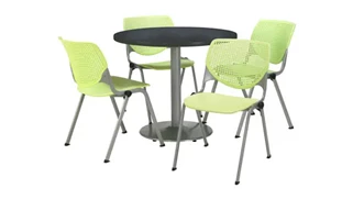 Cafeteria Tables KFI Seating Cafeteria Table with 4 Chairs