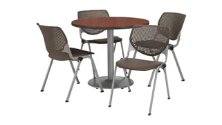 Cafeteria Tables KFI Seating Cafeteria Table with 4 Chairs