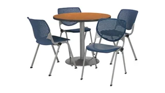 Cafeteria Tables KFI Seating Cafeteria Table with 4 Chairs