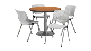 Cafeteria Tables KFI Seating Cafeteria Table with 4 Chairs