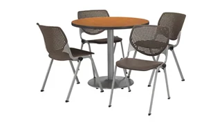 Cafeteria Tables KFI Seating Cafeteria Table with 4 Chairs