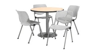 Cafeteria Tables KFI Seating Cafeteria Table with 4 Chairs