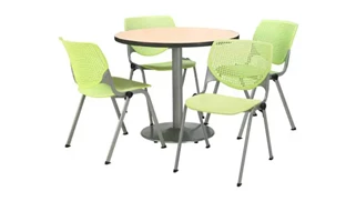 Cafeteria Tables KFI Seating Cafeteria Table with 4 Chairs
