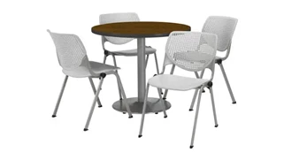 Cafeteria Tables KFI Seating Cafeteria Table with 4 Chairs